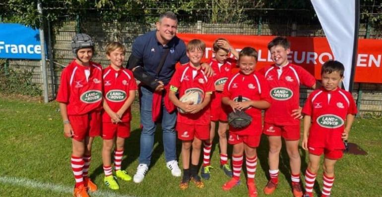 22 septembre 2021 - L'école de rugby à la rencontre de professionnels à Villeneuve d'Ascq 