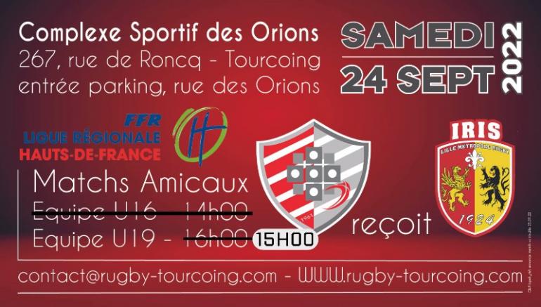 Match amical - Samedi 24 Septembre 2022