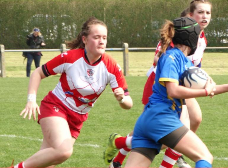 Nos Cadettes U18, Vice Championnes à 10 de la Ligue des Hauts de France de Rugby.  Les Seniors 3ème.